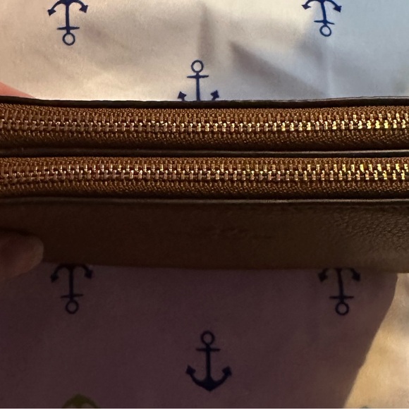 *Vintage Coach Tan Leather Wristlet*NWT* - Picture 7 of 16